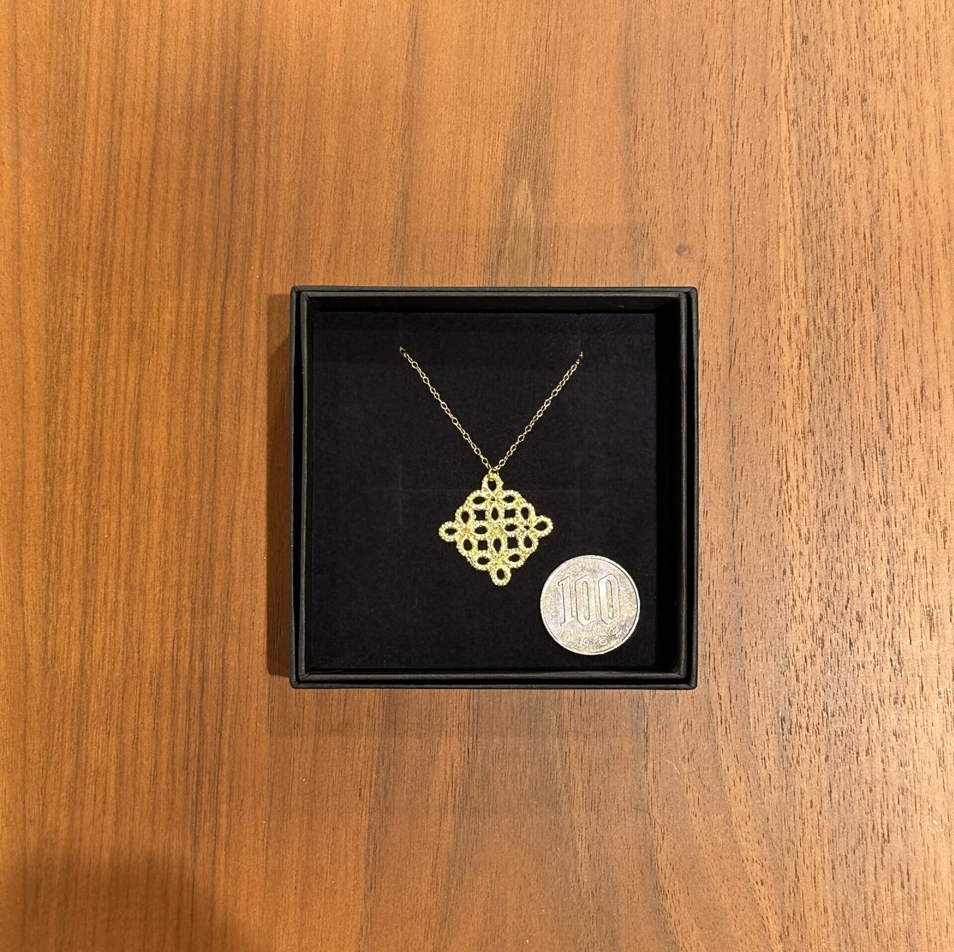 金箔|ネックレス リズムSシンプル 金箔ver.